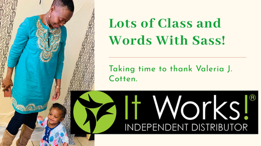 Thank you Valeria J. Cotten for all that you do!