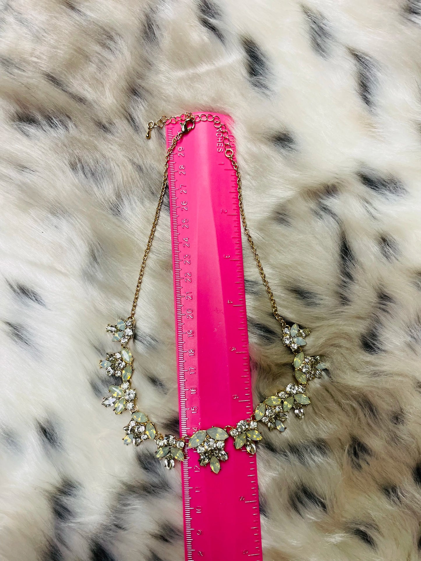 Bold and sparkly necklace!