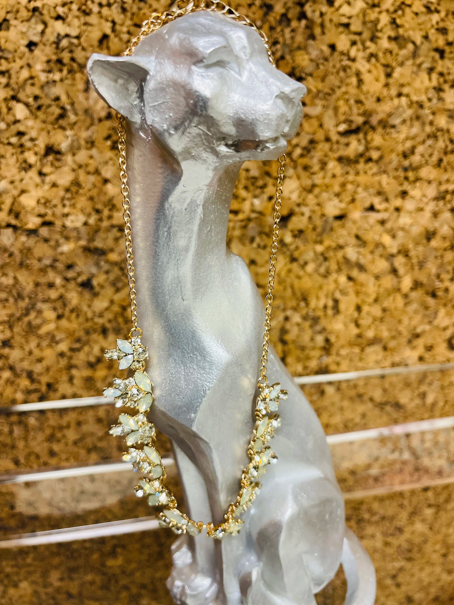 Bold and sparkly necklace!