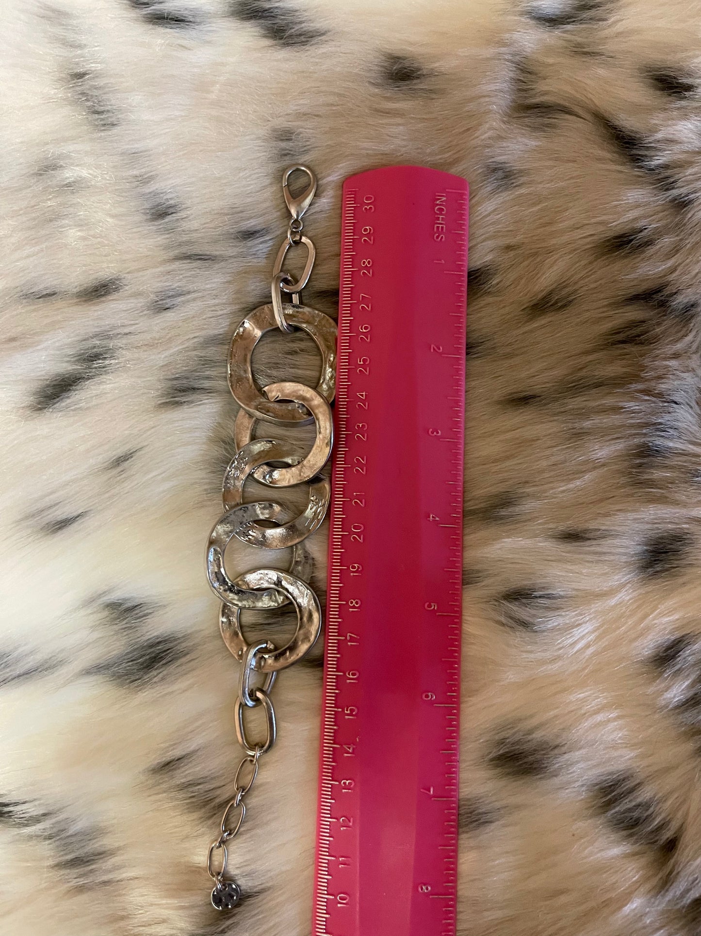 Hammered Circles Bracelet