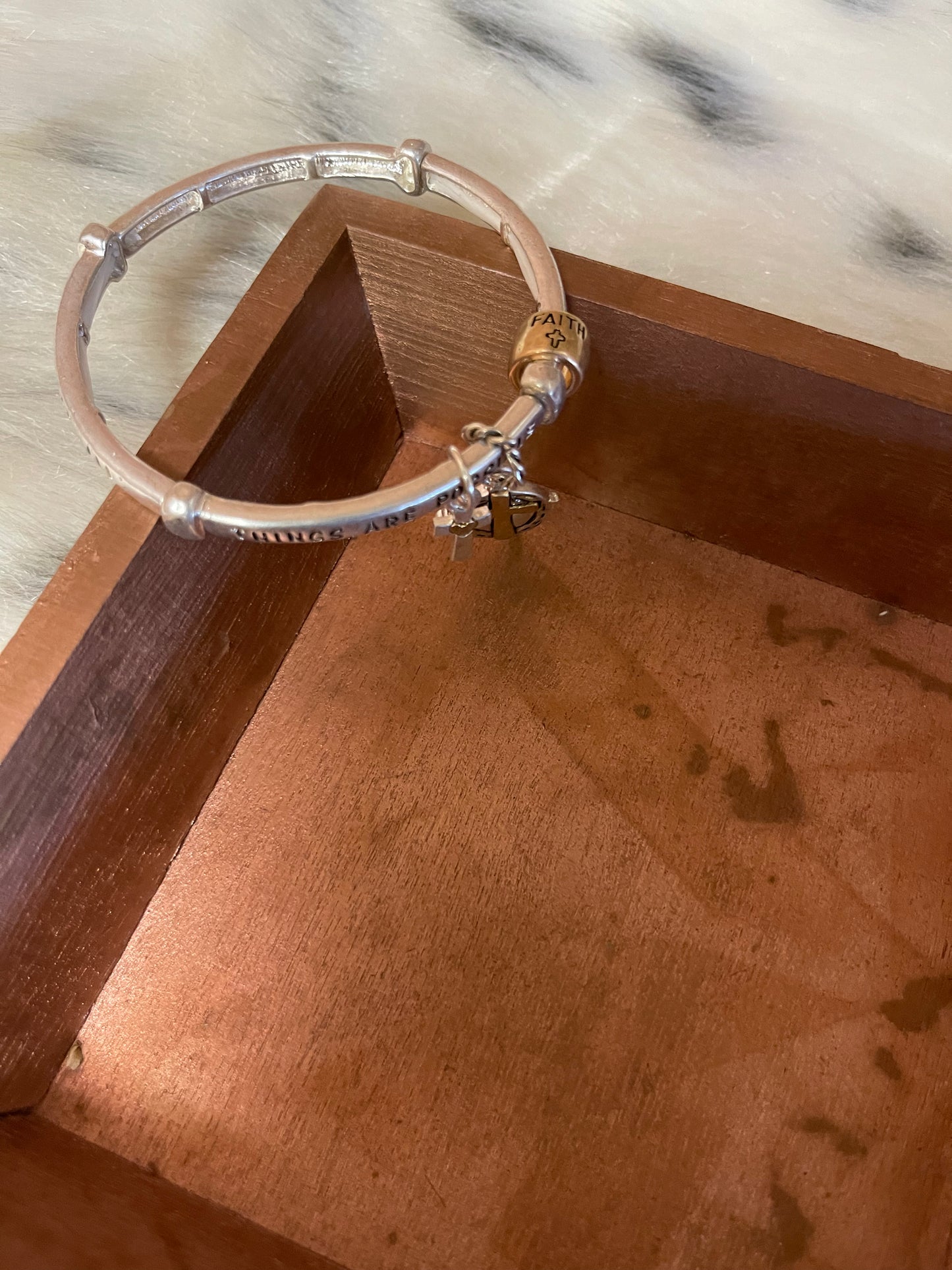 “With God All Things Are Possible” Bracelet