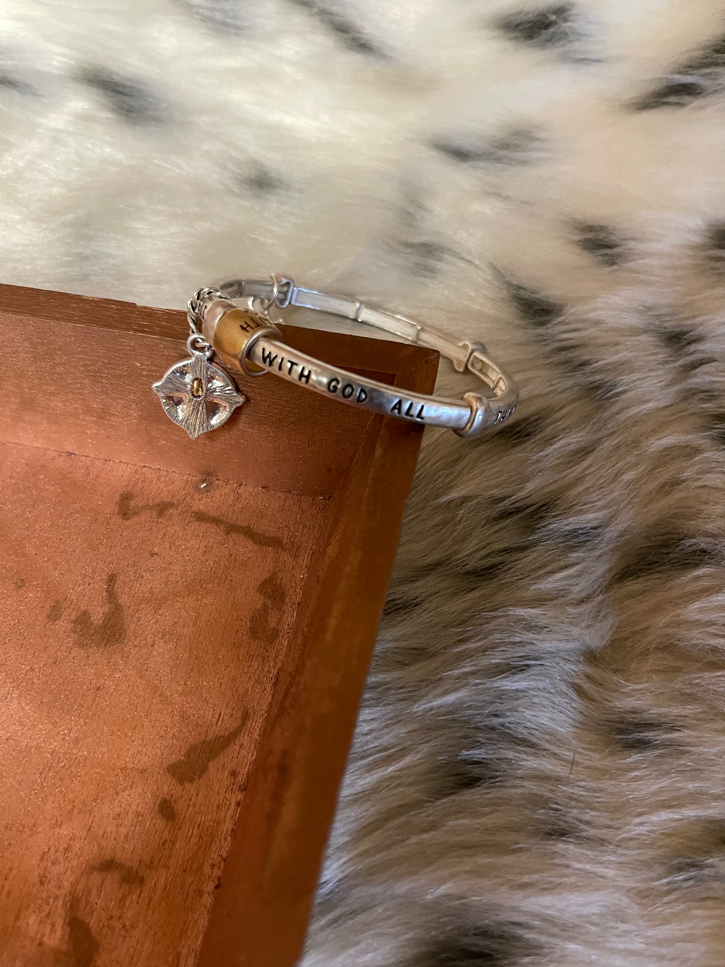 “With God All Things Are Possible” Bracelet
