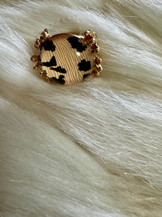 Leopard Print Ring