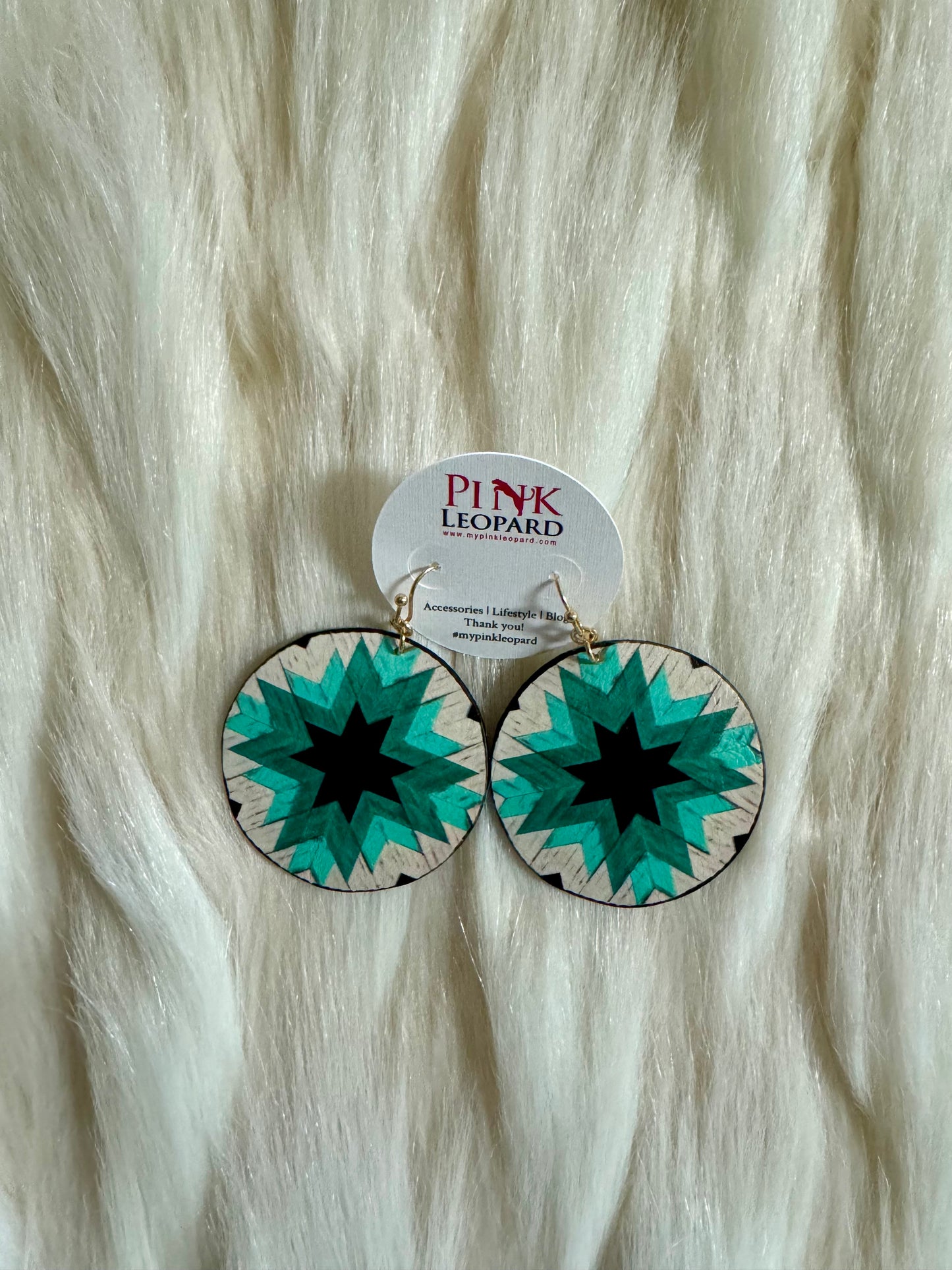 “A Burst of Turquoise” Earrings