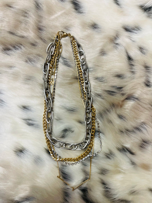 Bold, multi layered. Multi textures