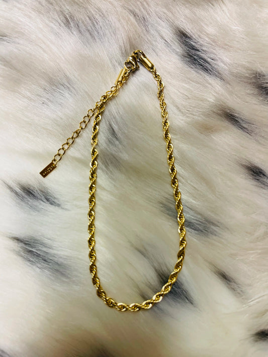 Slim Rope Anklet