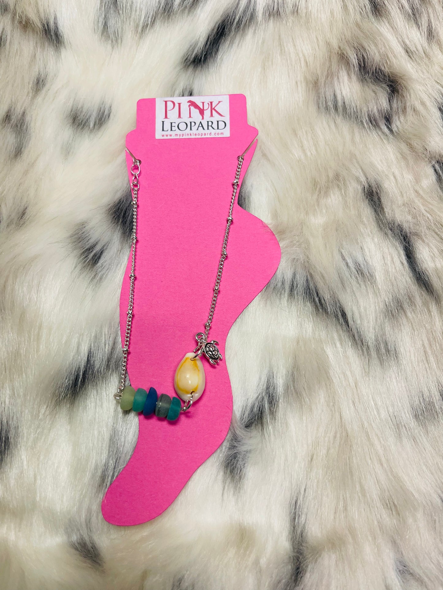 Turtle and Shell Anklet