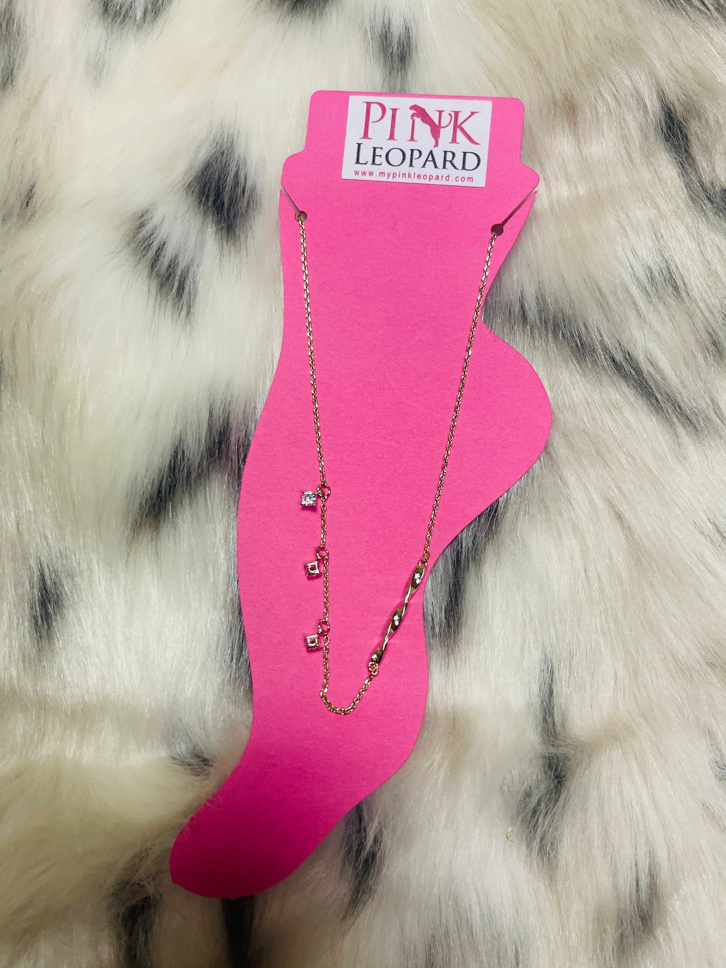 Minimalist Anklet (Gold Tone)