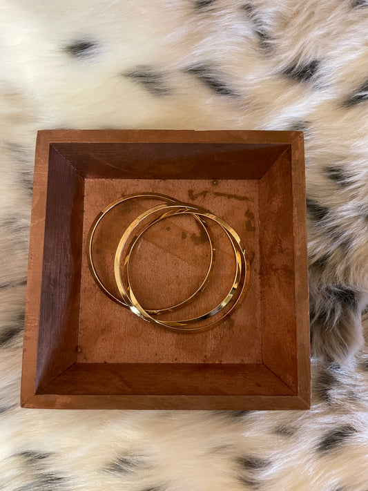 Set of 3 Bangle Bracelets